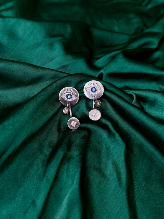 MYSTIC EYE JACKET EARRINGS