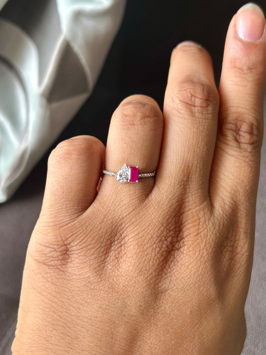 PEAR - EMERALD DUO BOLO RING